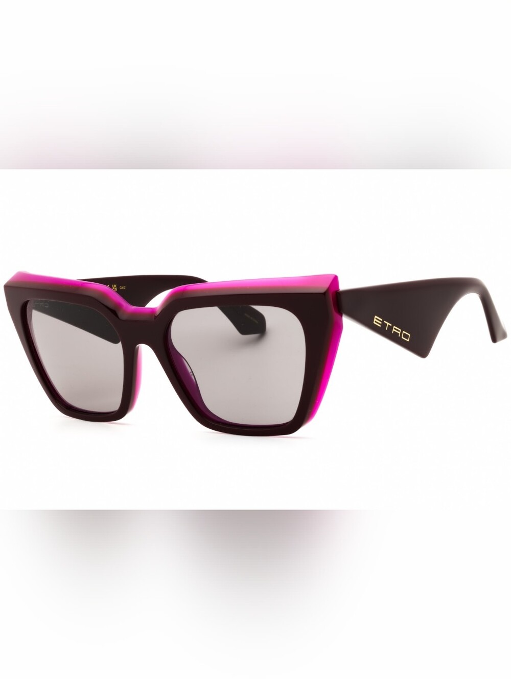 Etro ETRO 0096/G/S, PLUM FUCH/GREY, Size55X18X140